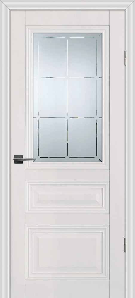 Двери ЭКОШПОН, ПВХ PROFILO PORTE PSC-39 со стеклом Зефир