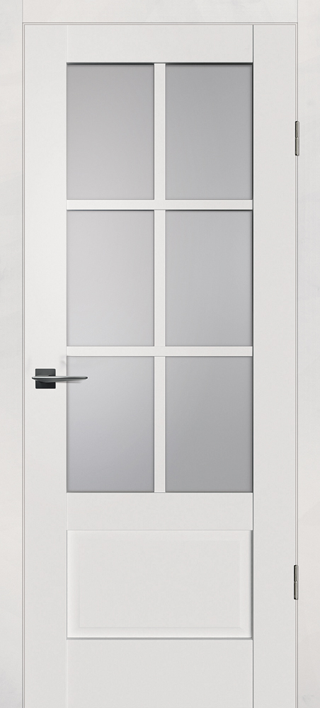 Двери ЭКОШПОН, ПВХ PROFILO PORTE PSC-43 со стеклом Зефир