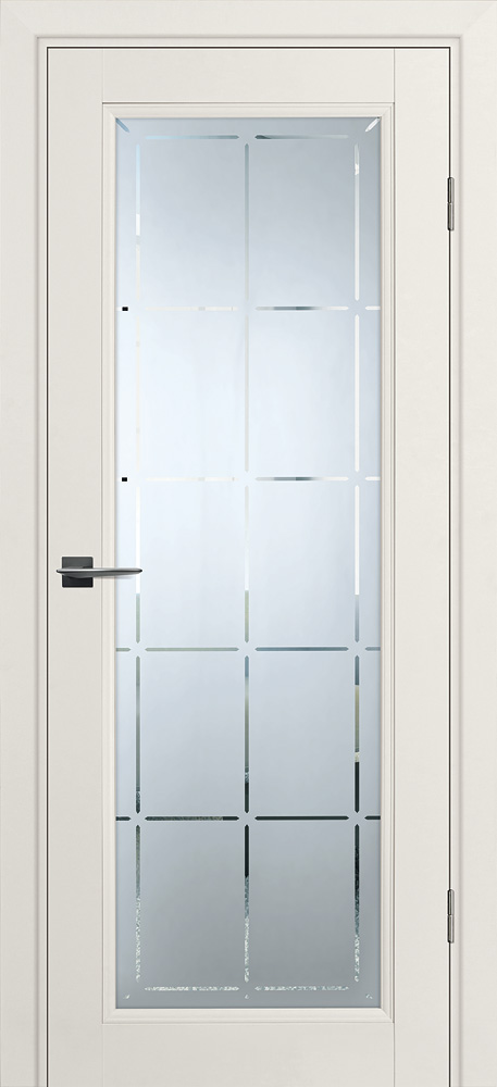 Двери ЭКОШПОН, ПВХ PROFILO PORTE PSU-35 со стеклом Зефир размер 200 х 60 см. артикул F0000096488
