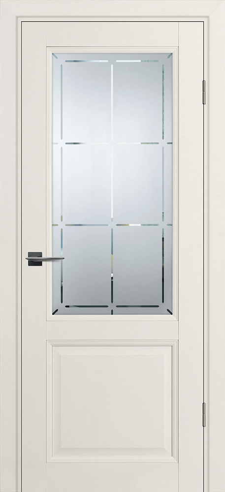 Двери ЭКОШПОН, ПВХ PROFILO PORTE PSU-37 со стеклом Зефир размер 200 х 60 см. артикул F0000096498