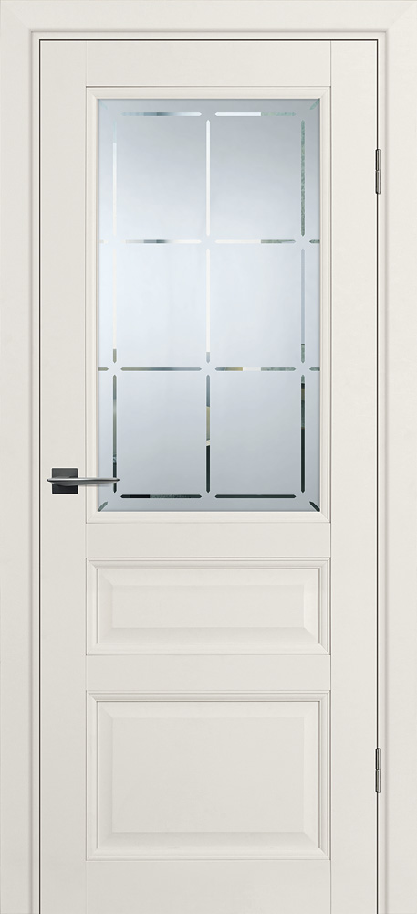 Двери ЭКОШПОН, ПВХ PROFILO PORTE PSU-39 со стеклом Зефир размер 200 х 60 см. артикул F0000096508