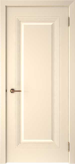 Двери крашеные (Эмаль) ТЕКОНА Смальта-48 глухое Ваниль ral