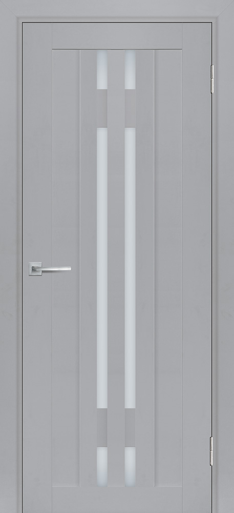 Двери ЭКОШПОН, ПВХ PROFILO PORTE ТЕХНО-733 со стеклом Манхэттен