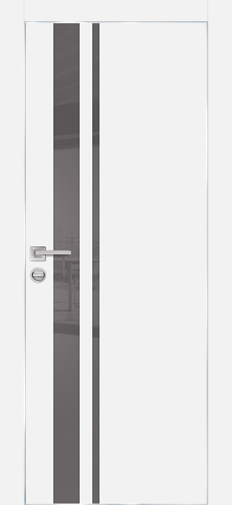 Двери ЭКОШПОН, ПВХ PROFILO PORTE PX-16 AL кромка с 4-х ст. со стеклом Белый размер 200 х 60 см. артикул F0000096826