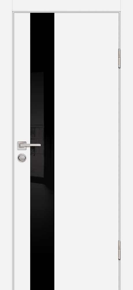 Двери ЭКОШПОН, ПВХ PROFILO PORTE P-10 со стеклом Белый размер 200 х 60 см. артикул F0000097303
