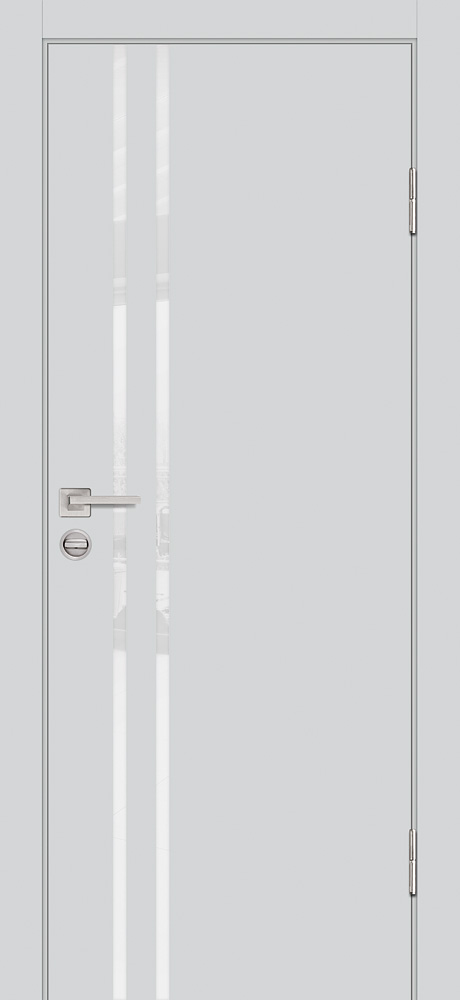 Двери ЭКОШПОН, ПВХ PROFILO PORTE P-11 со стеклом Агат размер 200 х 60 см. артикул F0000097399