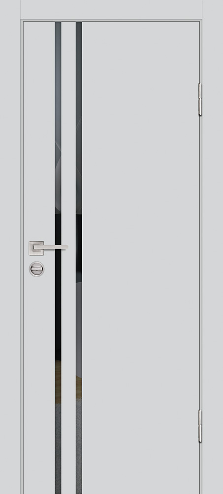 Двери ЭКОШПОН, ПВХ PROFILO PORTE P-11 со стеклом Агат размер 200 х 60 см. артикул F0000097400