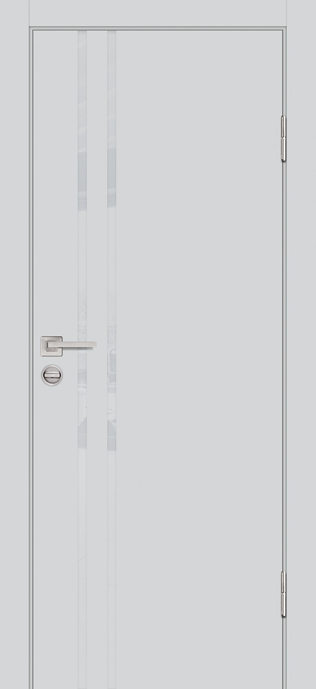 Двери ЭКОШПОН, ПВХ PROFILO PORTE P-11 со стеклом Агат размер 200 х 60 см. артикул F0000097401