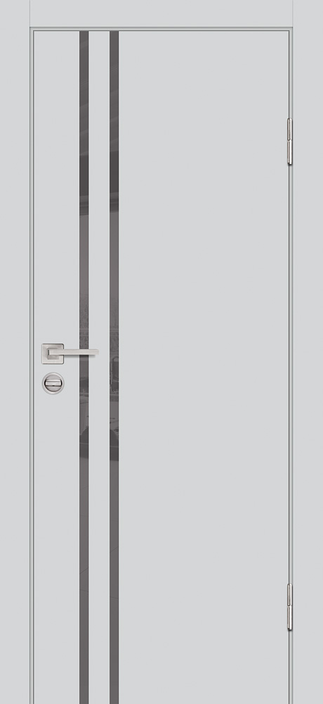 Двери ЭКОШПОН, ПВХ PROFILO PORTE P-11 со стеклом Агат размер 200 х 60 см. артикул F0000097402