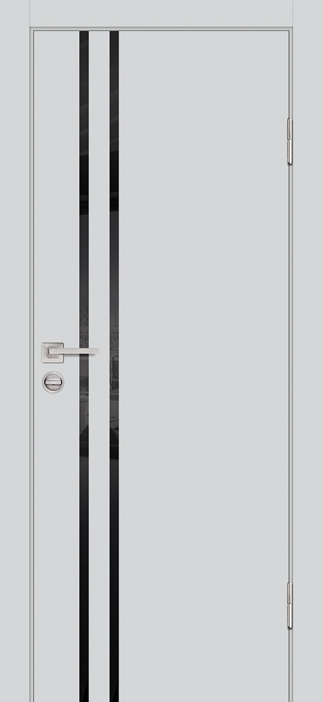 Двери ЭКОШПОН, ПВХ PROFILO PORTE P-11 со стеклом Агат размер 200 х 60 см. артикул F0000097403
