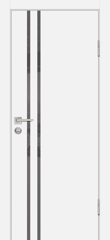 Двери ЭКОШПОН, ПВХ PROFILO PORTE P-11 со стеклом Белый размер 200 х 60 см. артикул F0000097422