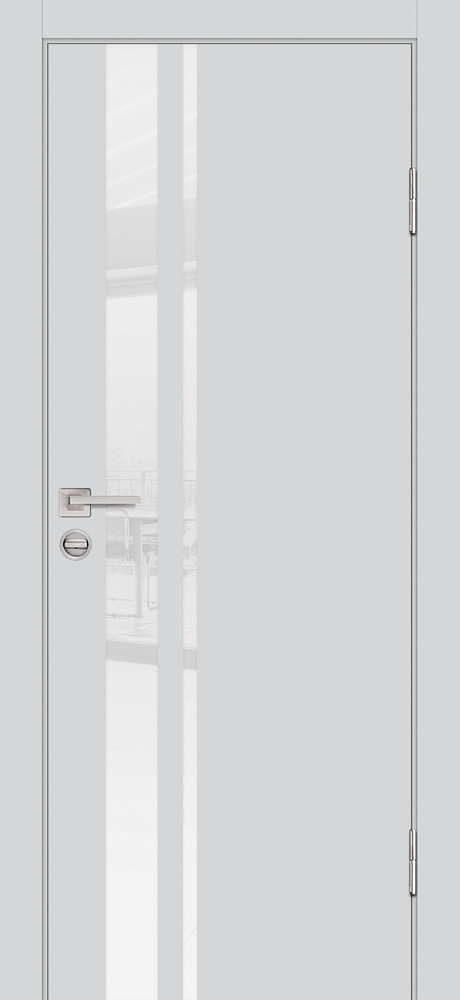 Двери ЭКОШПОН, ПВХ PROFILO PORTE P-16 со стеклом Агат размер 200 х 60 см. артикул F0000097645