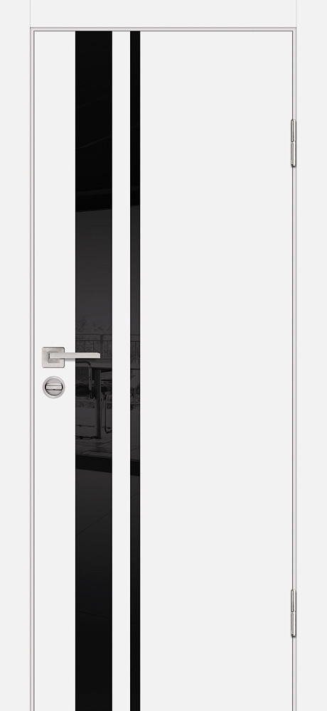 Двери ЭКОШПОН, ПВХ PROFILO PORTE P-16 со стеклом Белый размер 200 х 60 см. артикул F0000097669