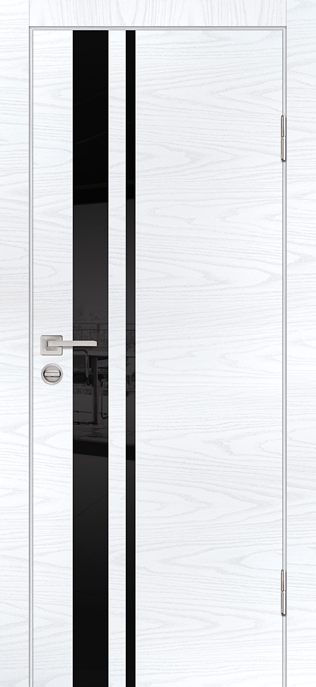 Двери ЭКОШПОН, ПВХ PROFILO PORTE P-16 со стеклом Дуб скай белый размер 200 х 60 см. артикул F0000097729