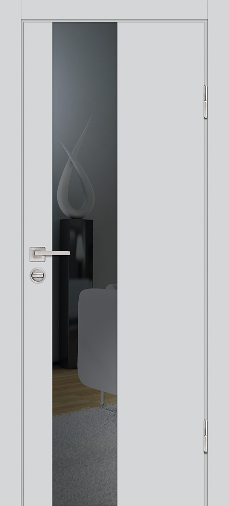 Двери ЭКОШПОН, ПВХ PROFILO PORTE P-6 со стеклом Агат размер 200 х 60 см. артикул F0000097904
