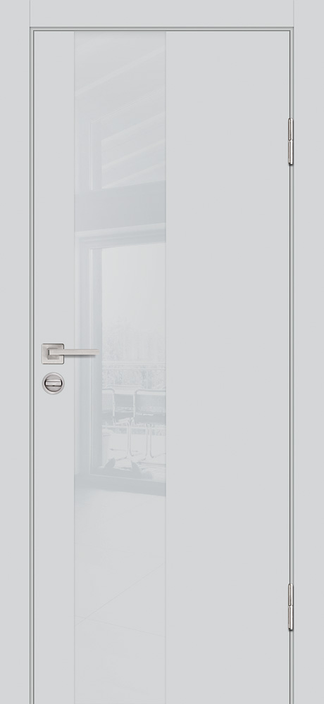 Двери ЭКОШПОН, ПВХ PROFILO PORTE P-6 со стеклом Агат размер 200 х 60 см. артикул F0000097905