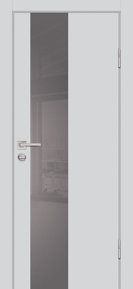 Двери ЭКОШПОН, ПВХ PROFILO PORTE P-6 со стеклом Агат размер 200 х 60 см. артикул F0000097906