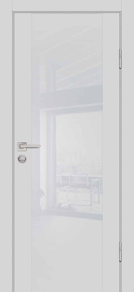 Двери ЭКОШПОН, ПВХ PROFILO PORTE P-7 со стеклом Агат размер 200 х 60 см. артикул F0000098025