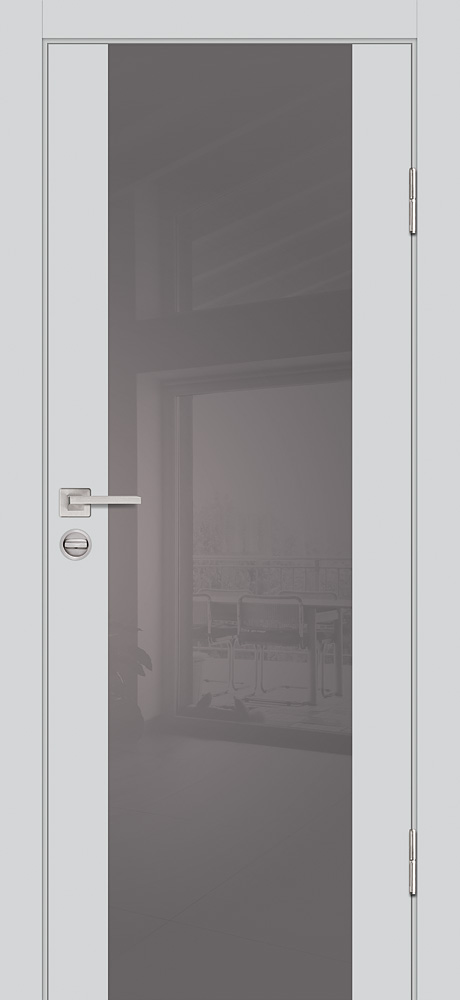Двери ЭКОШПОН, ПВХ PROFILO PORTE P-7 со стеклом Агат размер 200 х 60 см. артикул F0000098026
