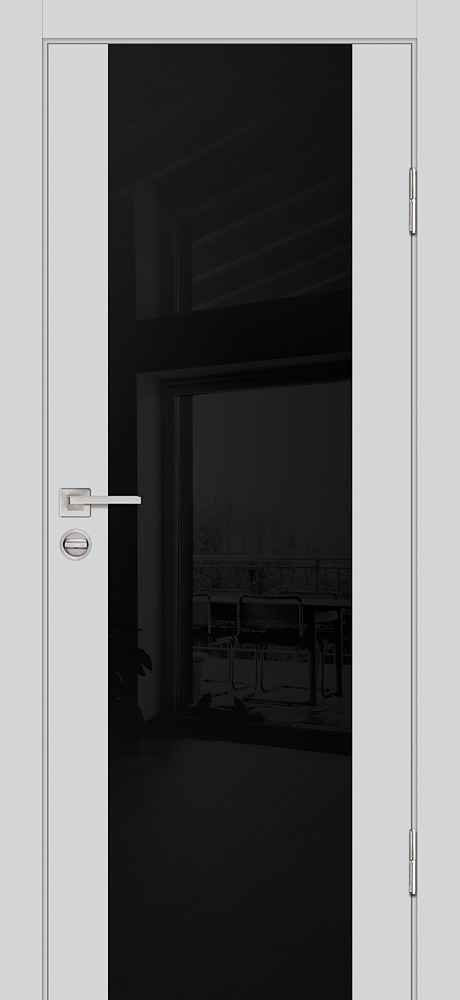 Двери ЭКОШПОН, ПВХ PROFILO PORTE P-7 со стеклом Агат размер 200 х 60 см. артикул F0000098027