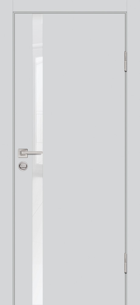 Двери ЭКОШПОН, ПВХ PROFILO PORTE P-8 со стеклом Агат размер 200 х 60 см. артикул F0000098143