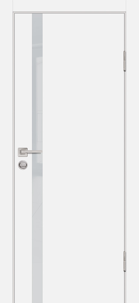 Двери ЭКОШПОН, ПВХ PROFILO PORTE P-8 со стеклом Белый размер 200 х 60 см. артикул F0000098165