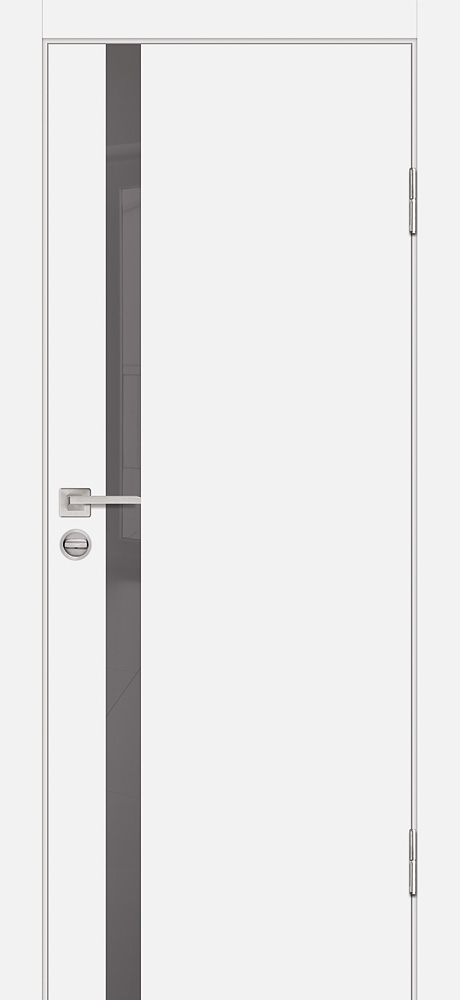 Двери ЭКОШПОН, ПВХ PROFILO PORTE P-8 со стеклом Белый размер 200 х 60 см. артикул F0000098166