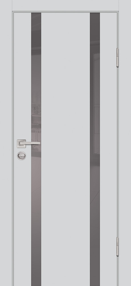 Двери ЭКОШПОН, ПВХ PROFILO PORTE P-9 со стеклом Агат размер 200 х 60 см. артикул F0000098266