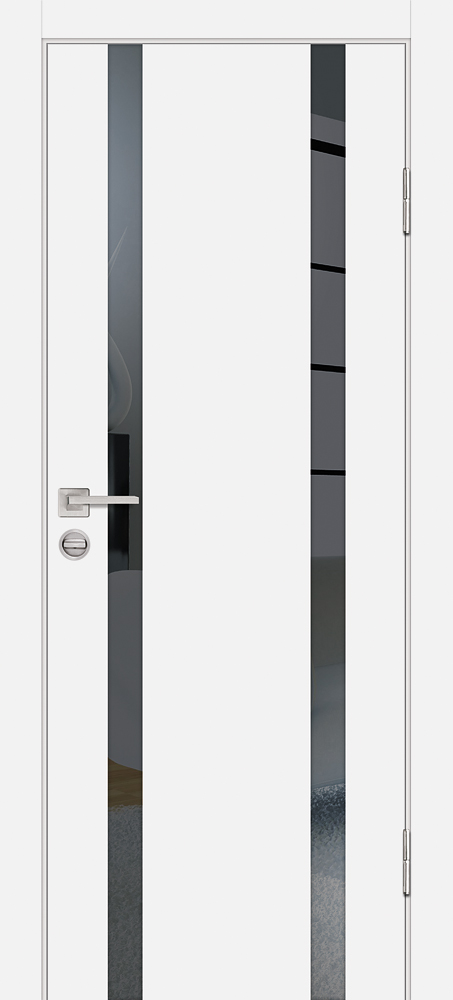 Двери ЭКОШПОН, ПВХ PROFILO PORTE P-9 со стеклом Белый размер 200 х 60 см. артикул F0000098284