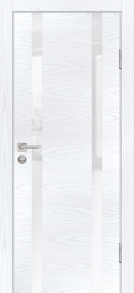 Двери ЭКОШПОН, ПВХ PROFILO PORTE P-9 со стеклом Дуб скай белый размер 200 х 60 см. артикул F0000098343