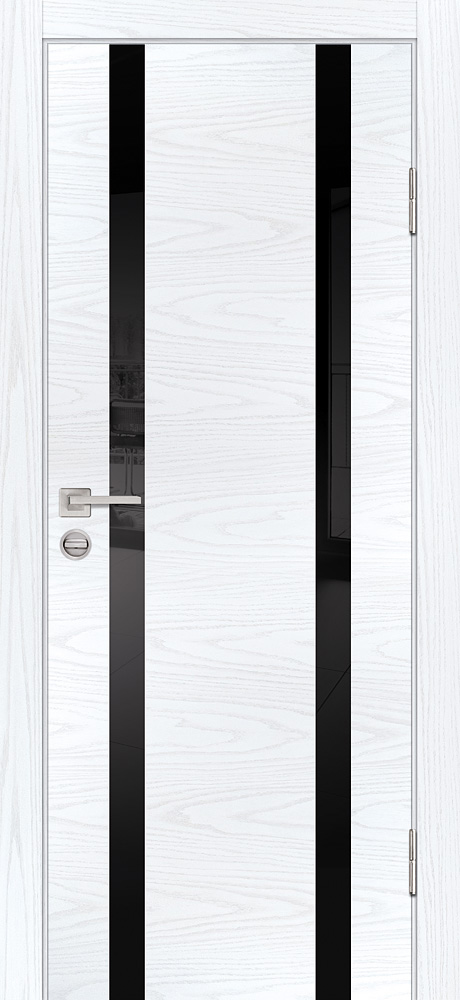 Двери ЭКОШПОН, ПВХ PROFILO PORTE P-9 со стеклом Дуб скай белый размер 200 х 60 см. артикул F0000098347