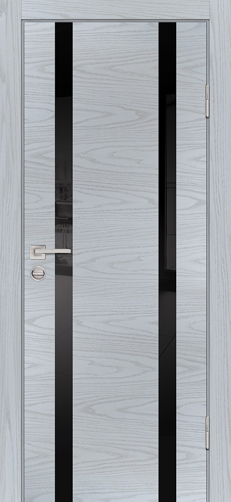 Двери ЭКОШПОН, ПВХ PROFILO PORTE P-9 со стеклом Дуб скай серый размер 200 х 60 см. артикул F0000098367