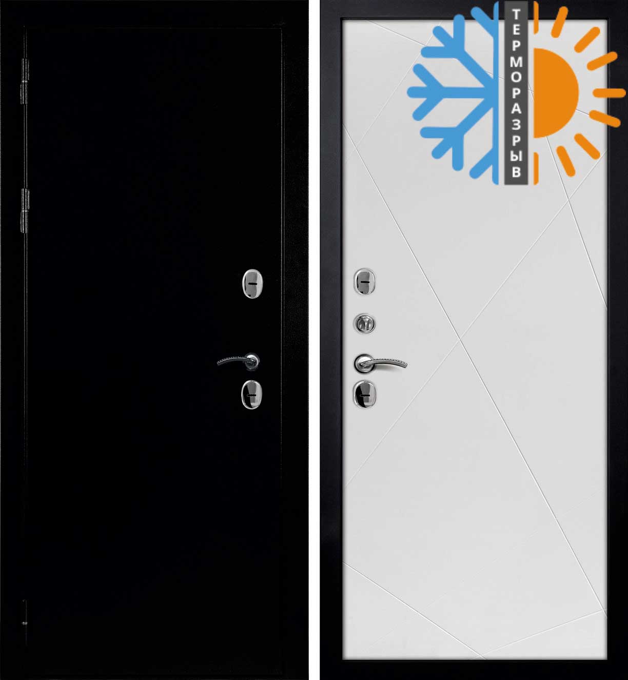Дверь Дверь с терморазрывом Термо-1/ 8ТФЛ-103  /  2080 х 980 левое 
