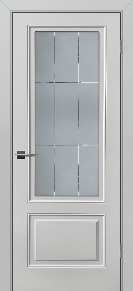 Двери крашеные (Эмаль) ТЕКОНА Смальта-Шарм 12 со стеклом Clear размер 200 х 60 см. артикул F0000098947