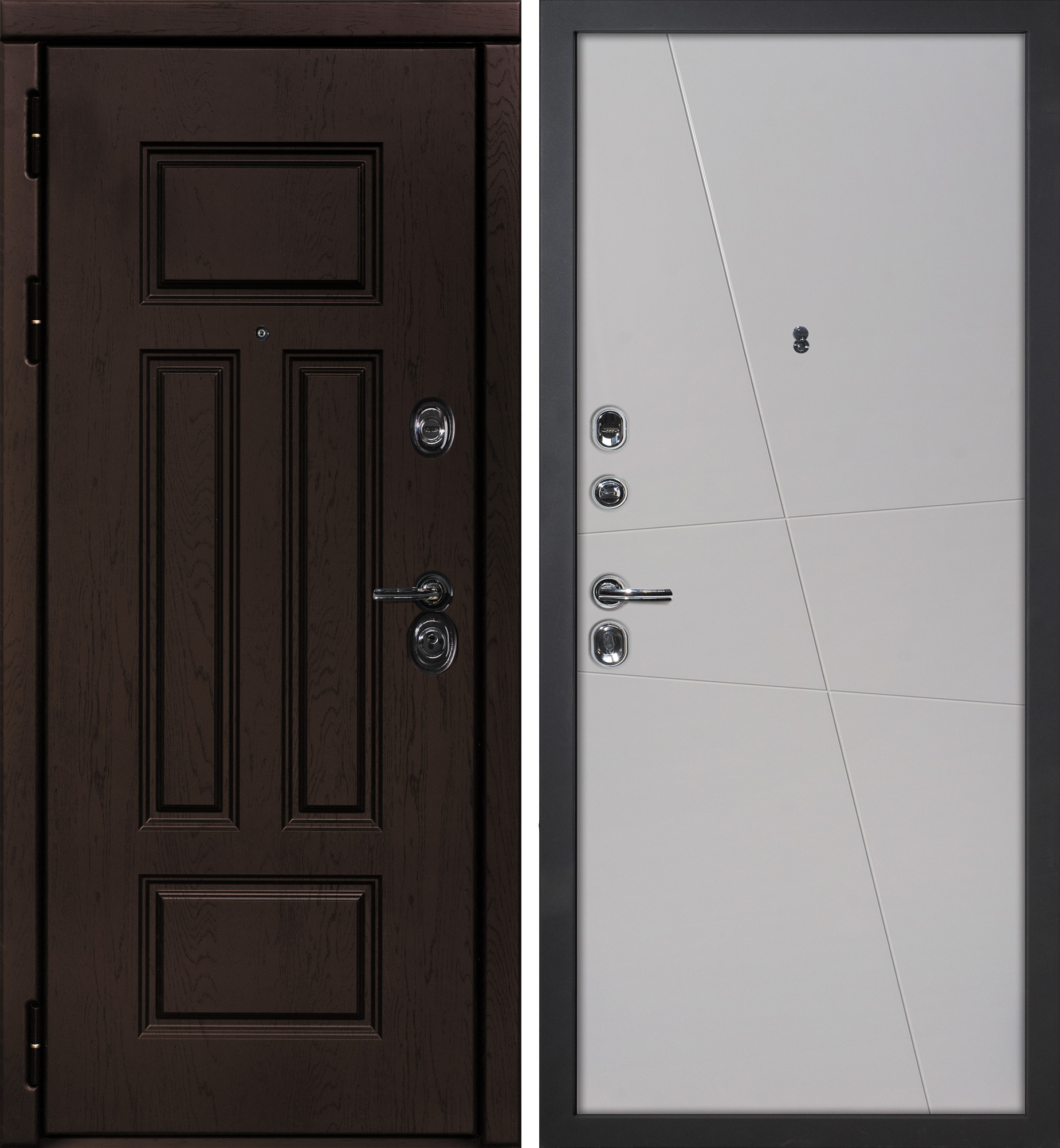 Дверь Э-2 / Смальта-Лайн 02  /  2050 х 960 левое 