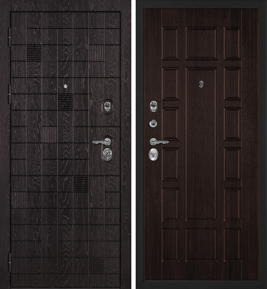 Дверь Нона-36/PR- 124 Горький шоколад / Дуб мореный
