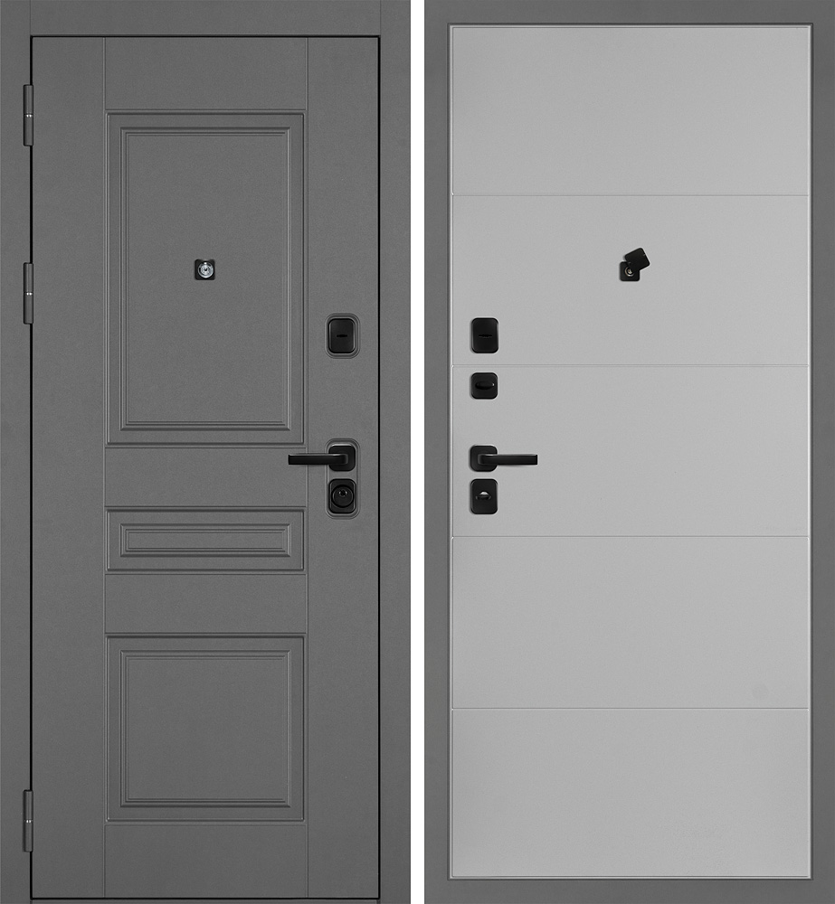 Дверь Октава-150/PR-35 Серый / Агат