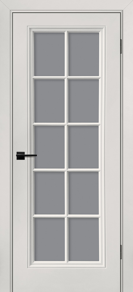 Двери крашеные (Эмаль) ТЕКОНА Смальта-Шарм 11 со стеклом Белый ral 9003 размер 200 х 60 см. артикул F0000101233