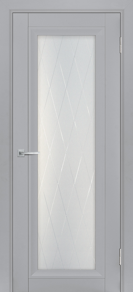 Двери ЭКОШПОН, ПВХ МАРИАМ ТЕХНО-711 со стеклом Манхэттен размер 200 х 60 см. артикул F0000101680