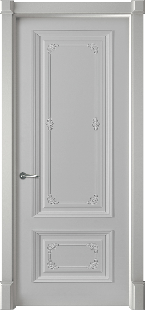 Двери крашеные (Эмаль) ТЕКОНА Смальта 20.2 глухое Светло-серый RAL 7047 размер 200 х 60 см. артикул F0000102336
