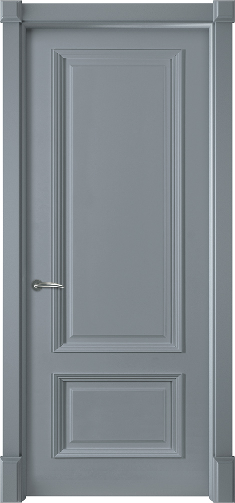 Двери крашеные (Эмаль) ТЕКОНА Смальта 23.2 глухое Графит ral 7015 размер 200 х 60 см. артикул F0000102366