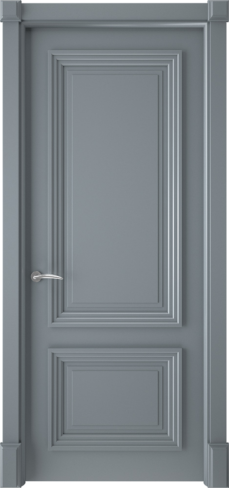 Двери крашеные (Эмаль) ТЕКОНА Смальта 21.2 глухое Графит ral 7015 размер 200 х 60 см. артикул F0000102423