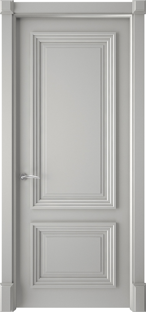 Двери крашеные (Эмаль) ТЕКОНА Смальта 21.2 глухое Светло-серый RAL 7047 размер 200 х 400 см. артикул F0000102441