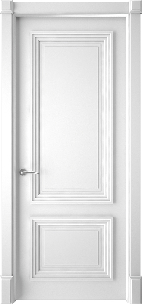 Двери крашеные (Эмаль) ТЕКОНА Смальта 21.2 глухое Белый ral 9003 размер 200 х 400 см. артикул F0000102453