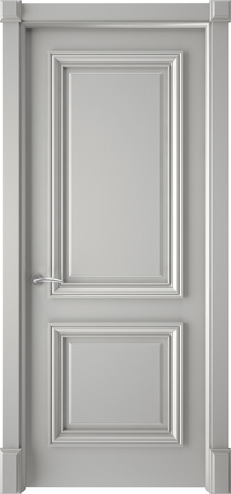 Двери крашеные (Эмаль) ТЕКОНА Смальта 22.2 глухое Светло-серый RAL 7047 размер 200 х 400 см. артикул F0000102495