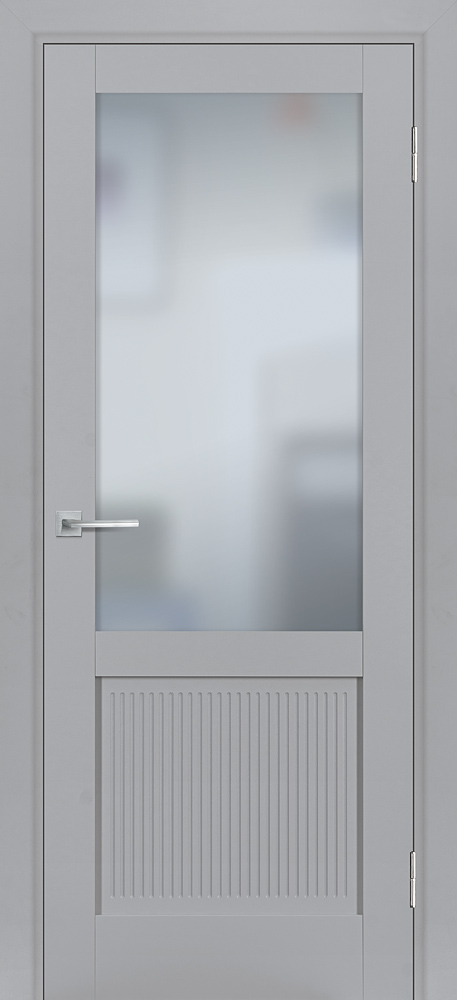 Двери ЭКОШПОН, ПВХ PROFILO PORTE PSE-27 со стеклом Манхэттен размер 200 х 60 см. артикул F0000102805