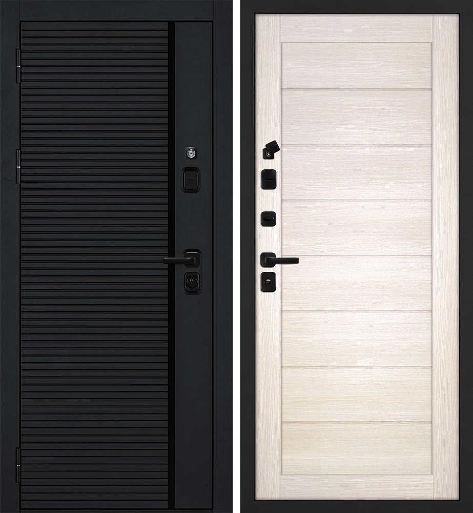 Дверь Галактика-173/ТЕХНО-708  /  2050 х 880 правое 