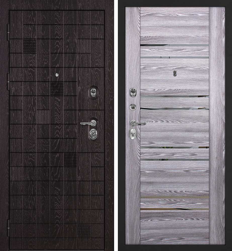 Дверь Нона-36/PSK-1 Горький шоколад / Ривьера грей