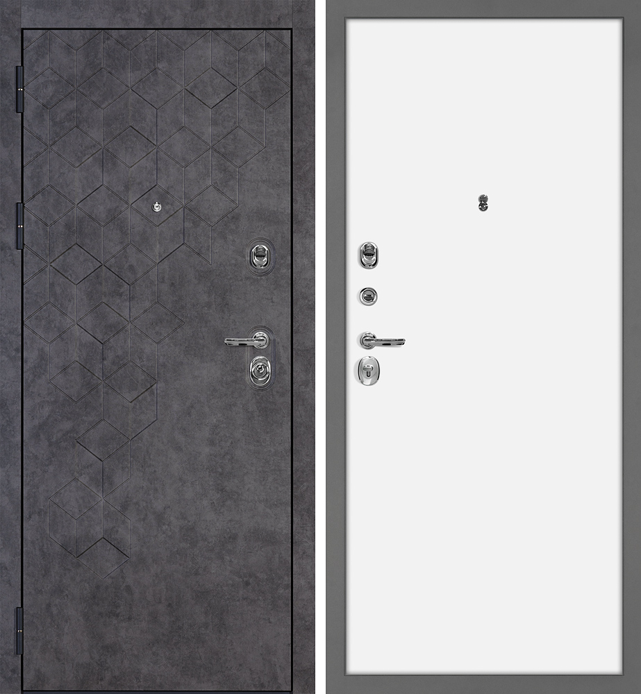 Дверь Тетра-126/Гладкая  /  2050 х 980 правое 