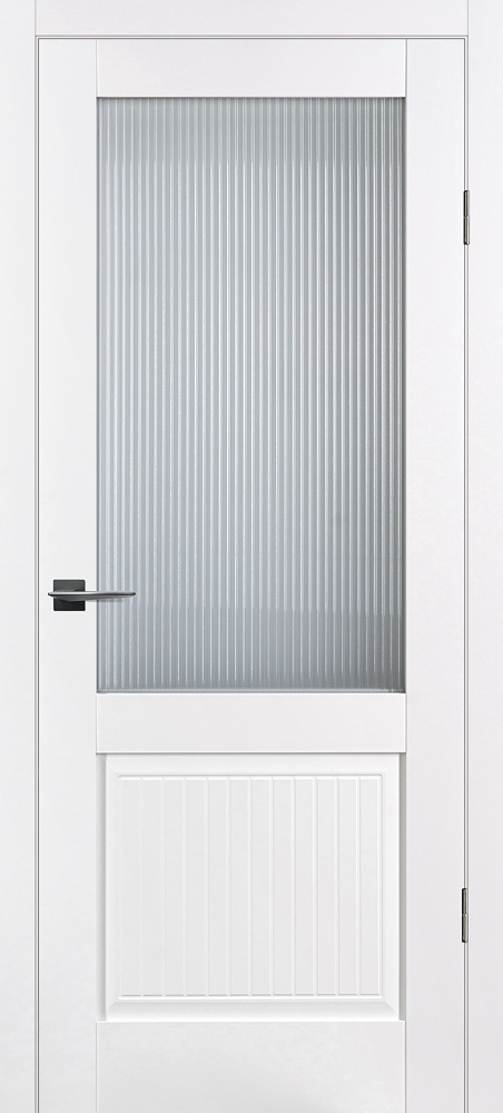 Двери ЭКОШПОН, ПВХ PROFILO PORTE PSC-57 со стеклом Белый размер 200 х 60 см. артикул F0000103980